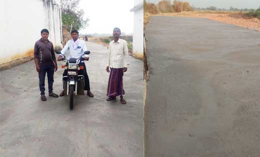 जनसहयोग से कांक्रीट सड़क का निर्माण, बंसूला के ग्रामीण उत्साह... - CG Sandesh