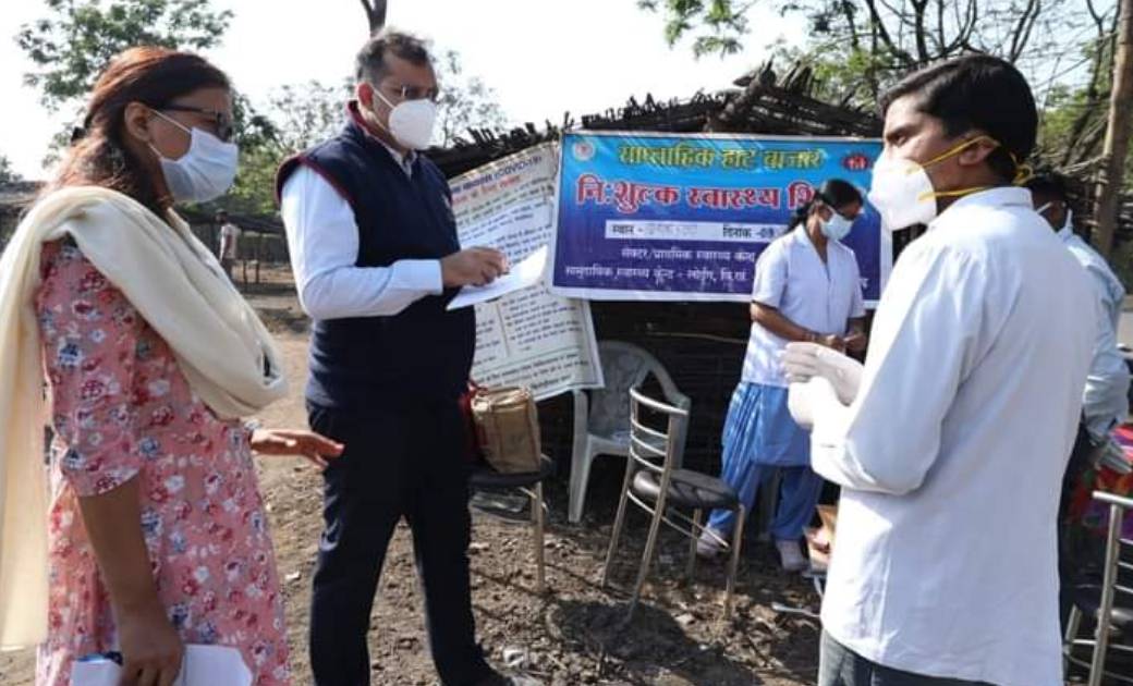 हाट-बाजार क्लिनिक में निर्धारित सभी जांच सुविधाओं का लोगों को मिलना चाहिये लाभ-कलेक्टर भीम सिंह