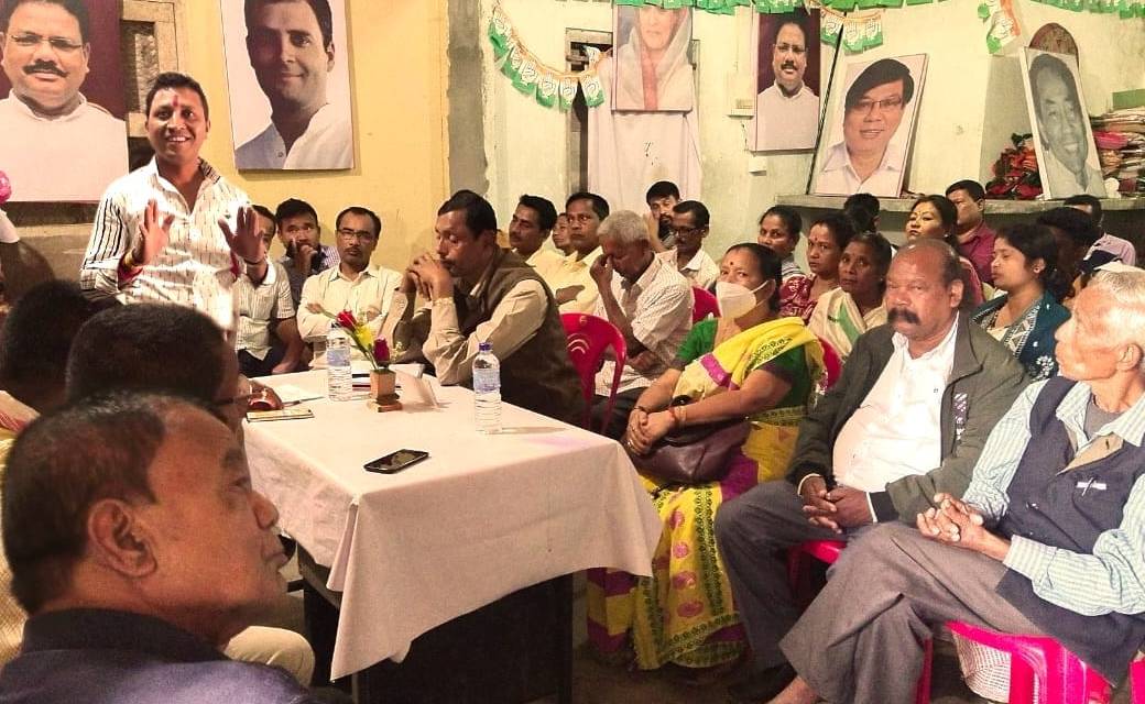छत्तीसगढ़ प्रदेश कांग्रेस कमेटी के नेतृत्व में जितबो असम  संकल्प शिविर के तर्ज पर असम चुनाव का  धुँवाधार प्रचार