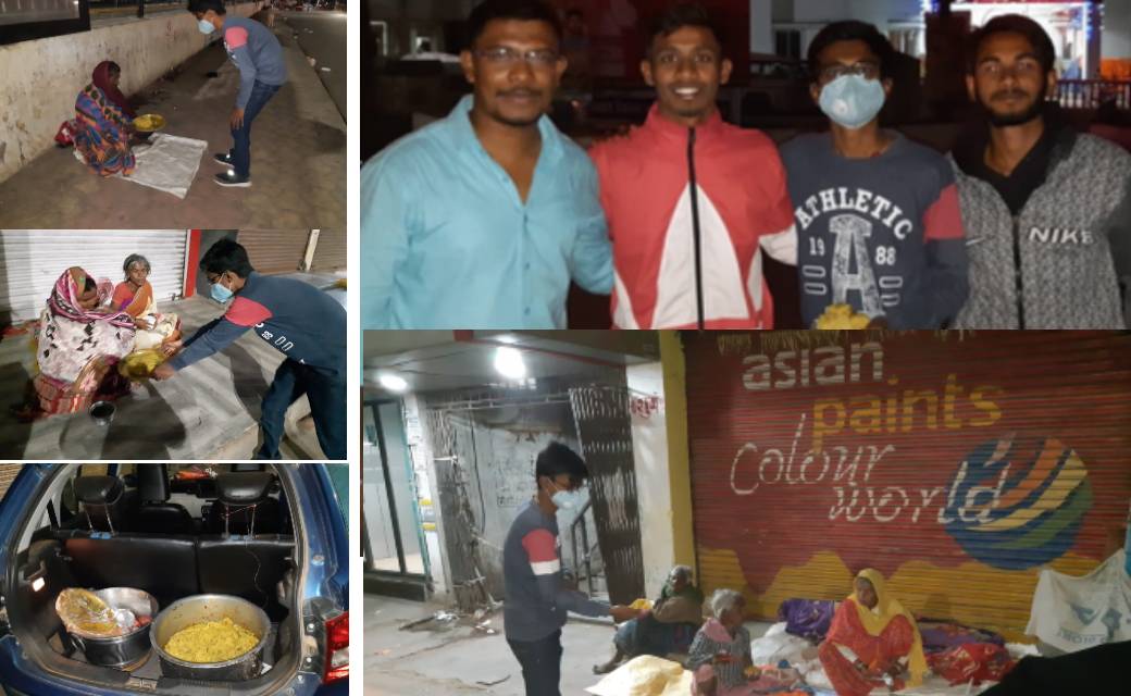 रायपुर : जोमैटो फीडिंग इंडिया रायपुर के वालंटियर्स द्वारा किया गया भोजन वितरण...