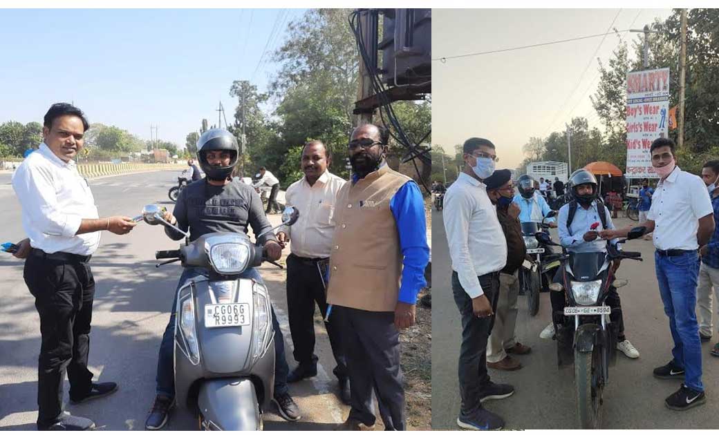सन्ना में किसान आंदोलन के समर्थन में हुआ चक्का जाम.