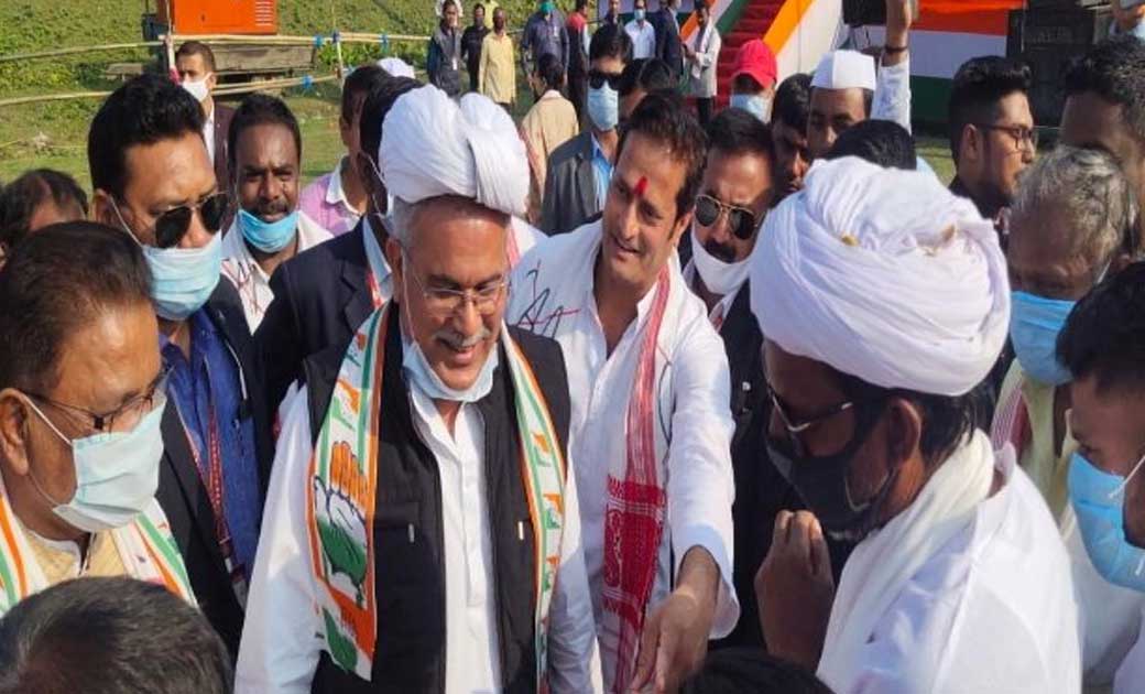 विकास उपाध्यय के प्रभार वाले क्षेत्र में, मुख्यमंत्री भूपेश बघेल का धुँवा धार प्रचार