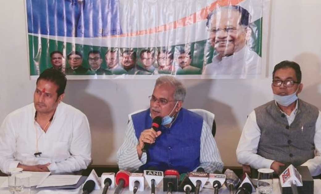 चुनाव प्रचार के लिए  असम पहुंचे मुख्यमंत्री भूपेश बघेल