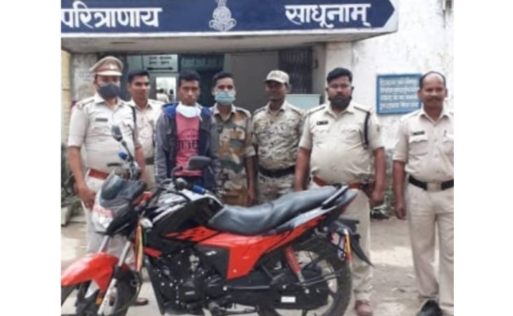 सायकिल दुकान में हुई चोरी का पर्दाफाश