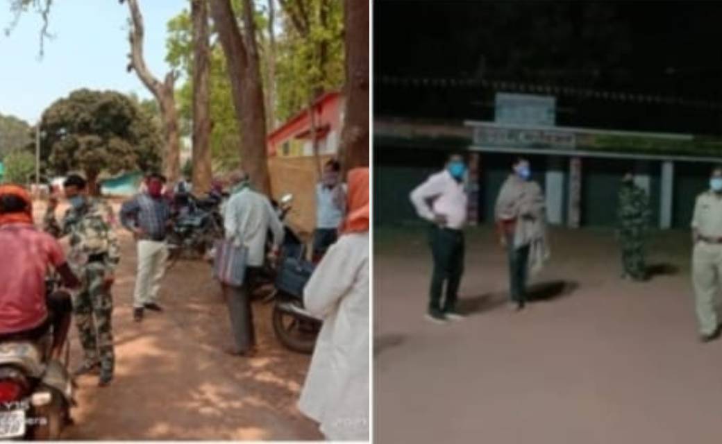 बिना मास्क के घूमने वालों पर कार्रवाई...सन्ना तहसीलदार थाना प्रभारी एवं ग्राम पंचायत सन्ना के सभी सदस्यों ने मिलकर 4500 रुपए की चालान काटे