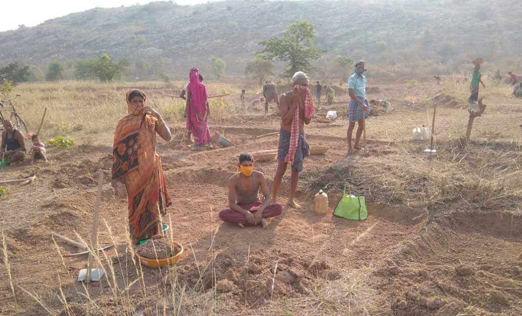 कोरोनकाल में मजदूरों के लिए प्राण संजीवनी बन रहा मनरेगा...पं... - CG Sandesh