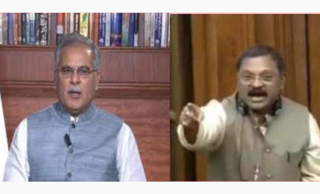 नक्सल प्रभाव कम करने में छत्तीसगढ़ सरकार नाकाम - सांसद संतोष पांडेय