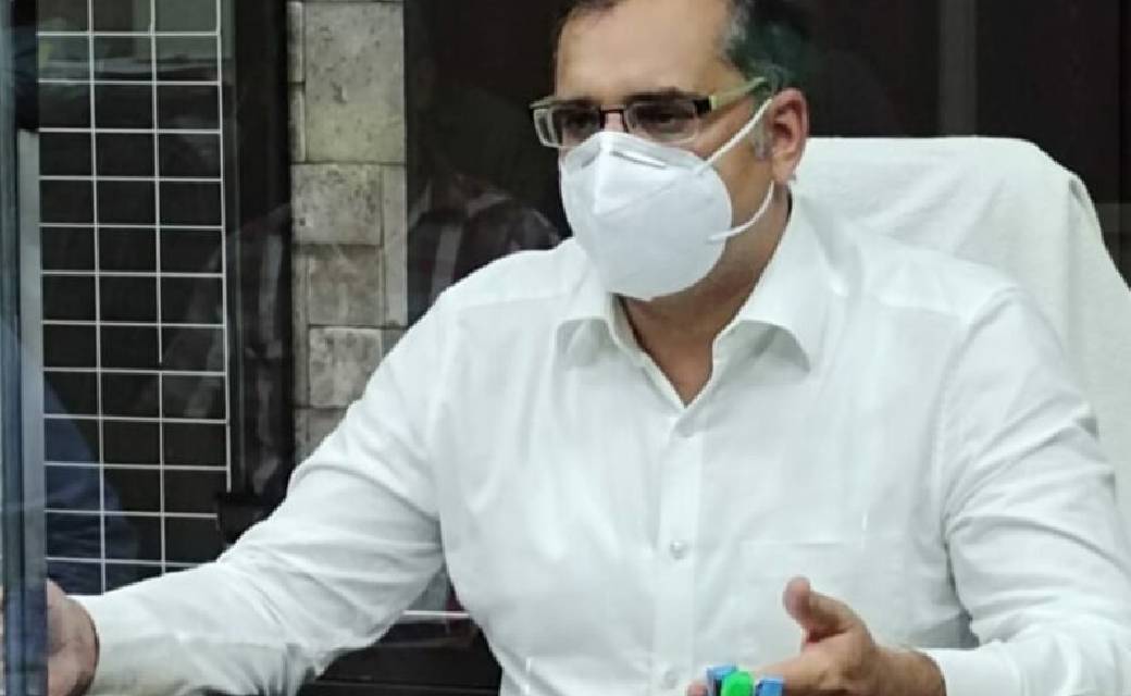 भीड़ से बचने  45 प्लस उम्र वालों को 1 मई से पूर्व वैक्सीनेशन जरूरी-कलेक्टर भीम सिंह