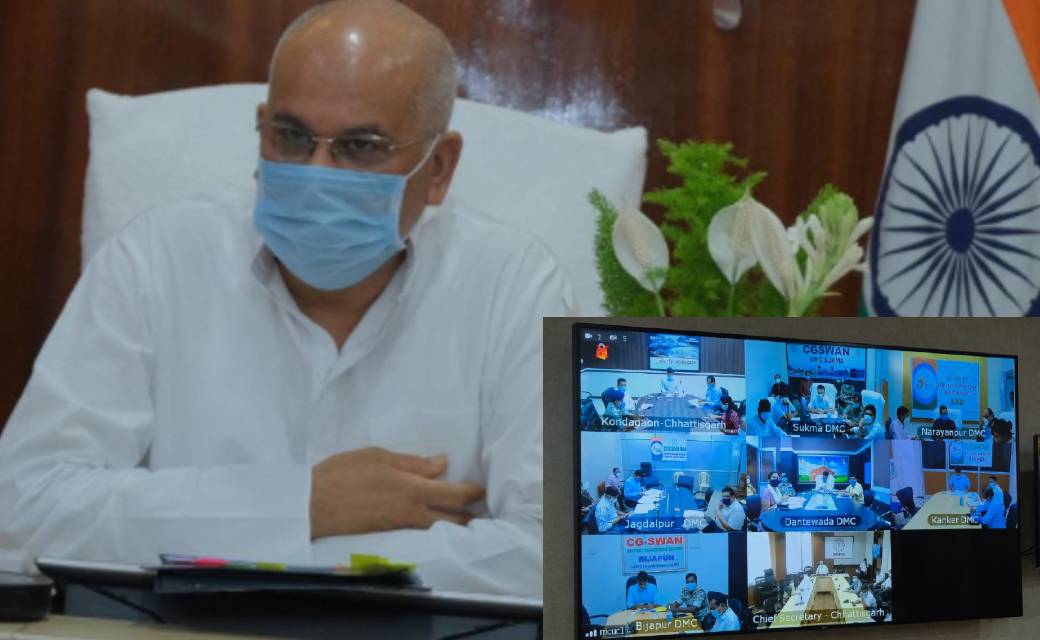 सीएम बघेल ने जाना बस्तर संभाग में ऑक्सीजन सप्लाई , दवाइयों की उपलब्धता समेत स्वास्थ्य का हाल