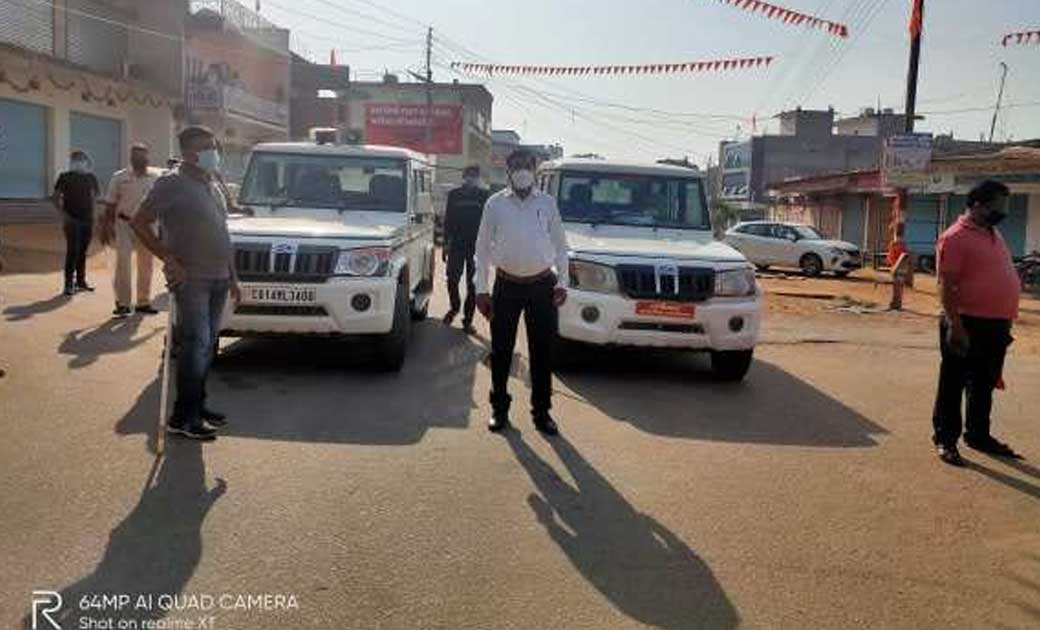 जशपुर : लॉकडाउन का उल्लंघन करने पर 21 बाईक  जप्त.   - CG Sandesh