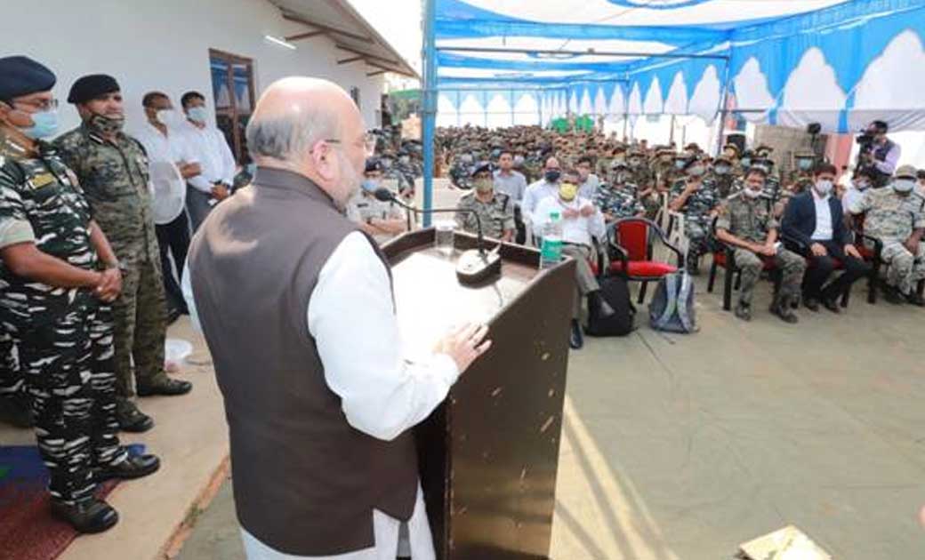 नक्सल घटना से कुछ ही किलोमीटर की दूरी पर स्थित सीआरपीएफ कैंप... - CG Sandesh