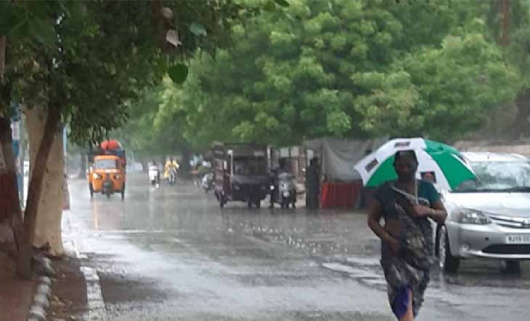 चक्रवाती तूफान के राजस्थान की तरफ बढने से आज सुबह रिमझिम बार... - CG Sandesh