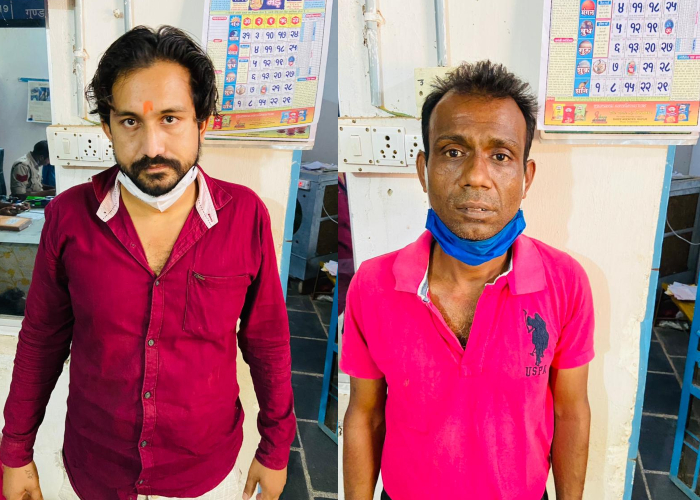 440 नग हीरा सहित दो आरोपी गिरफ्तार, बेचने के फिराक में थे निकले