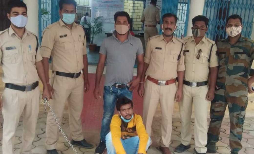 केबल की चोरी करने वाले आरोपी गिरफ्तार - CG Sandesh
