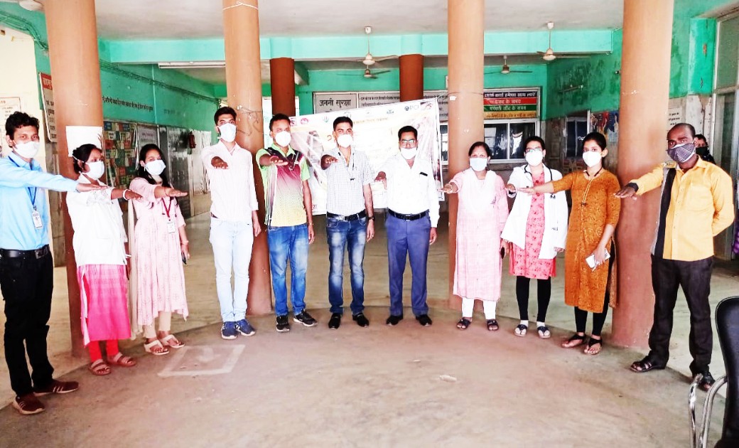 सामुदायिक स्वास्थ्य केंद्र सरायपाली के कर्मचारियों को आतंकवा... - CG Sandesh