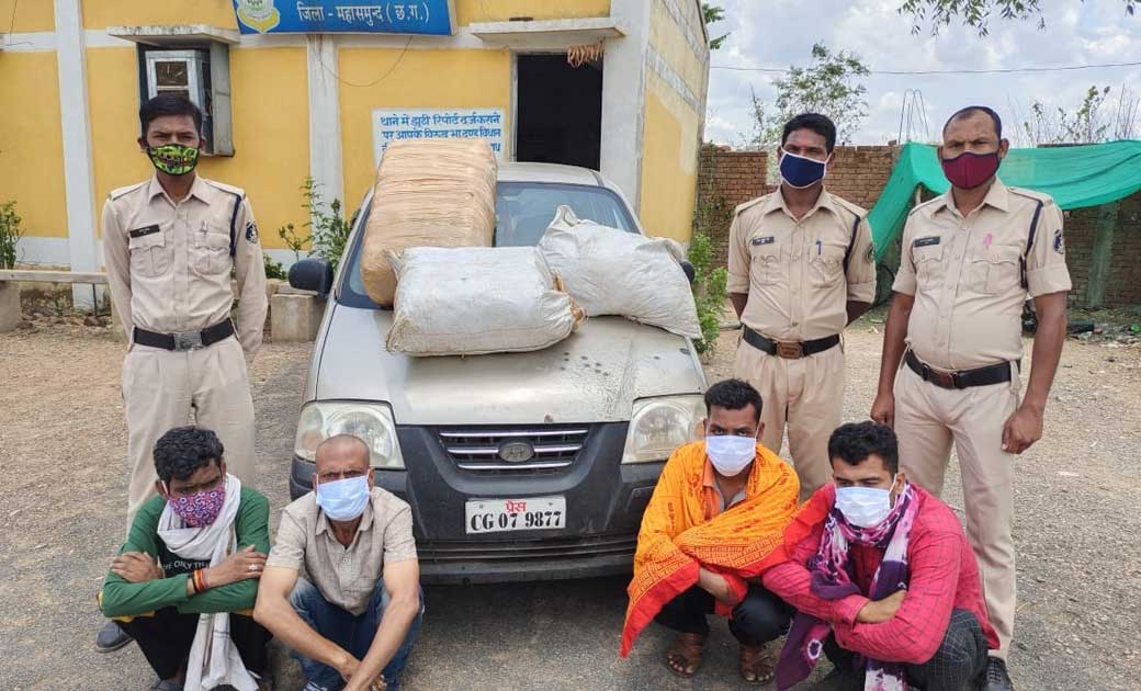 सरायपाली : पत्रकारिता का धौंस दिखाकर गांजा तस्करी करते कथित पत्रकार के साथ 03 अन्य व्यक्ति गिरप्तार थाना सिंघोडा की बडी कार्यवाही।