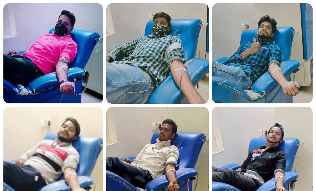 फुलझर ब्लड फाउंडेशन के संचालक व सदस्य कोरोना काल में भी सेवा... - CG Sandesh