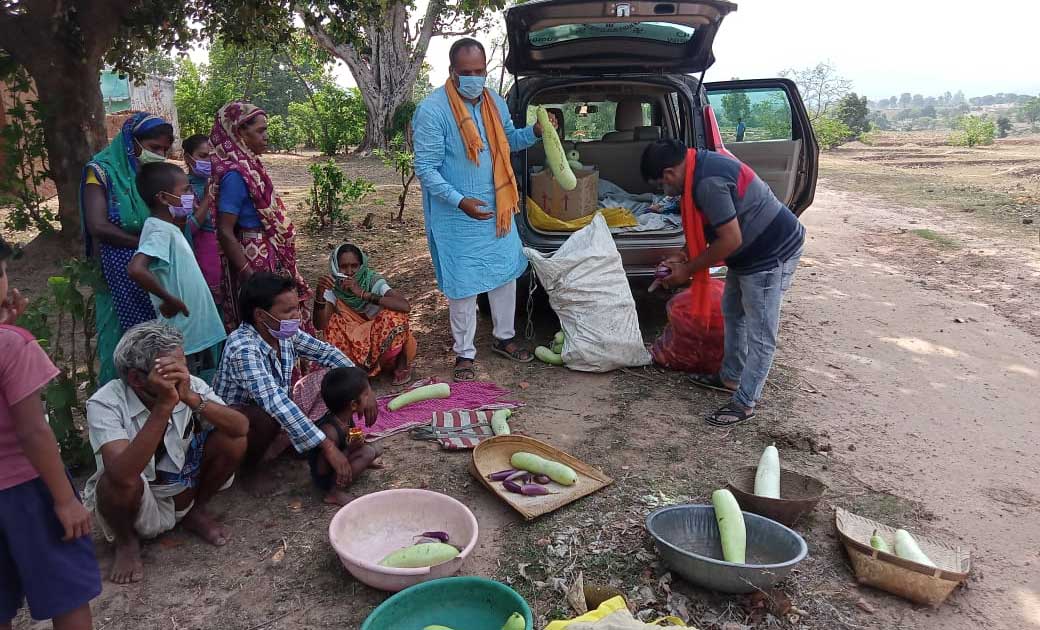 सेवा ही संगठन.. पिछड़ा वर्ग मोर्चा ने किया राहत एवम सेवा कार्य...