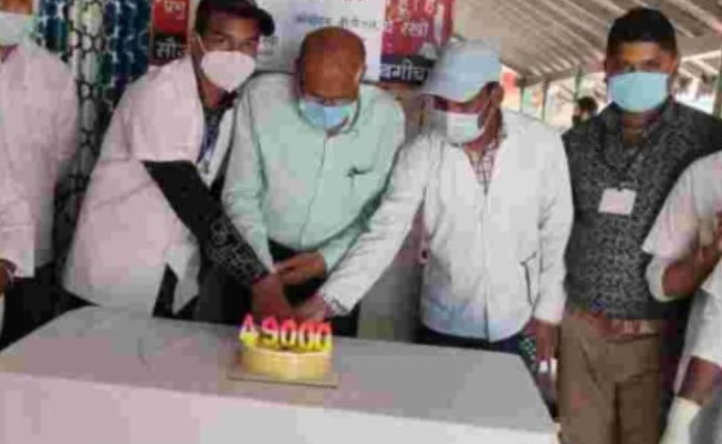  49 हजार लोगों के कोविड टेस्ट का रिकार्ड .. बीएमओ ने  पूरी टीम को बधाई