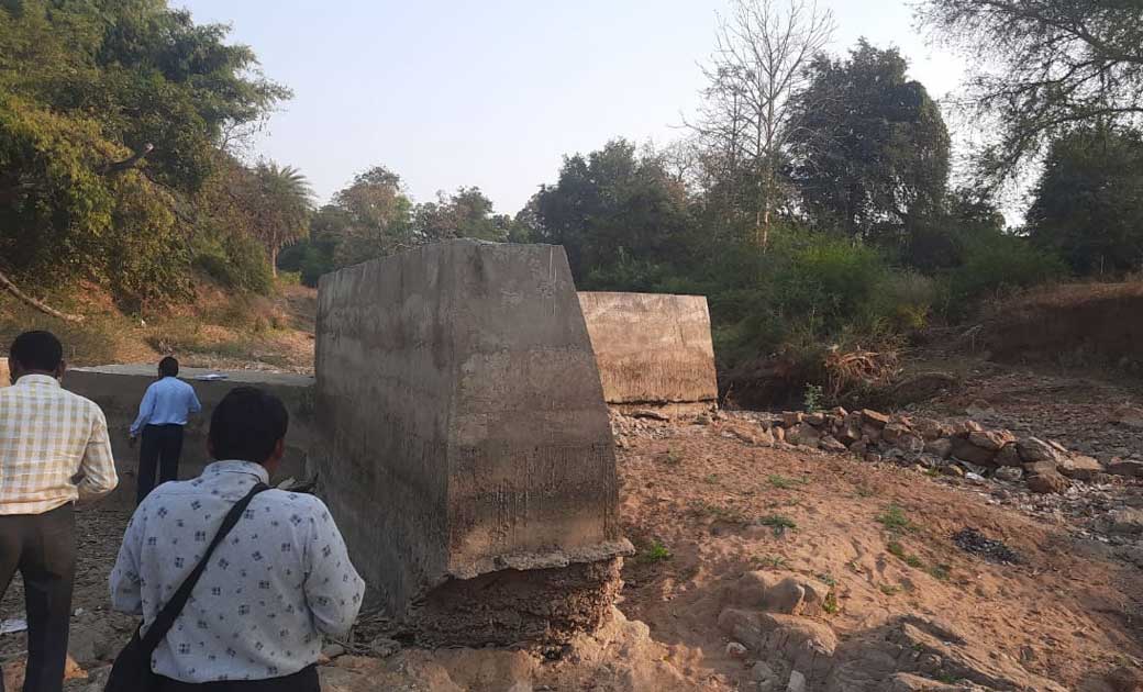 सरायपाली : लाखों रुपए के स्टॉप डेम निर्माण कार्यों में जमकर ... - CG Sandesh
