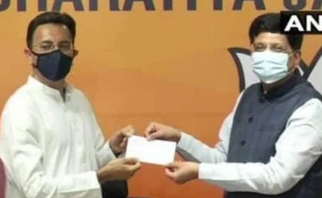 जितिन प्रसाद ने थाम लिया बीजेपी का दामन ....कांग्रेस को लगा ... - CG Sandesh