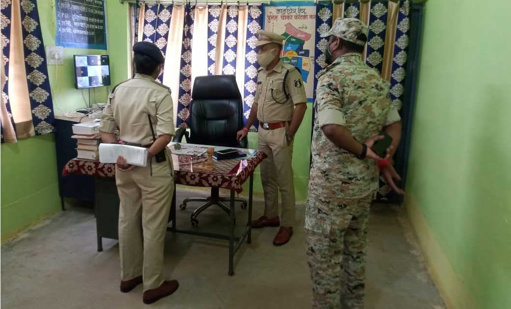 नवपदस्थ पुलिस अधीक्षक ने किया चौकी कोटमी का औचक निरीक्षण, साफ सफाई,जप्त माल का निराकरण हेतु दिए निर्देश 