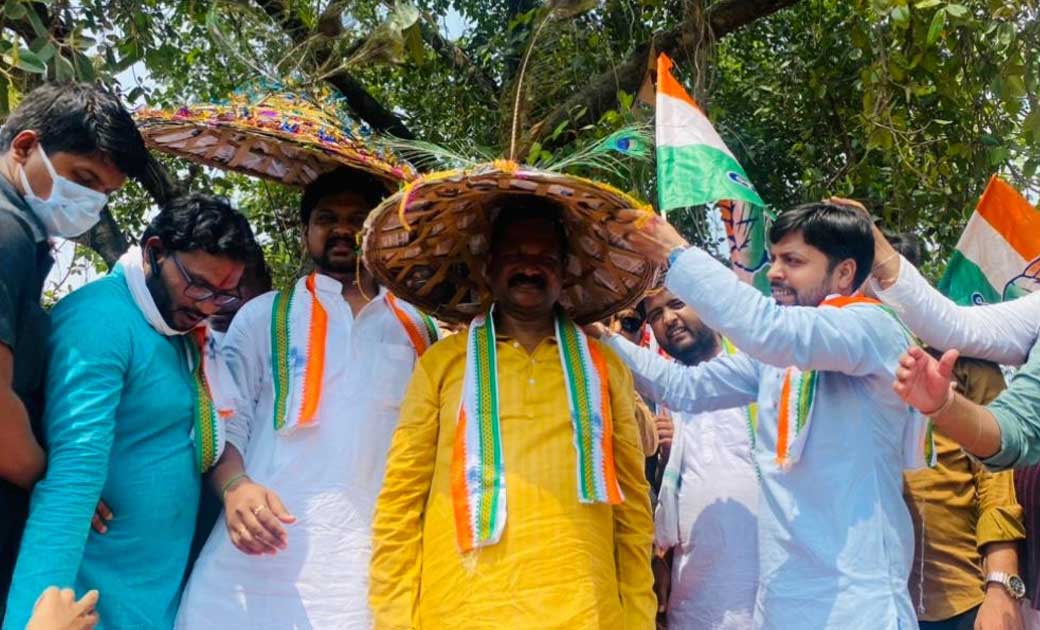 मंत्री अमरजीत भगत के प्रथम नगर आगमन पर कांग्रेसियों ने किया ... - CG Sandesh