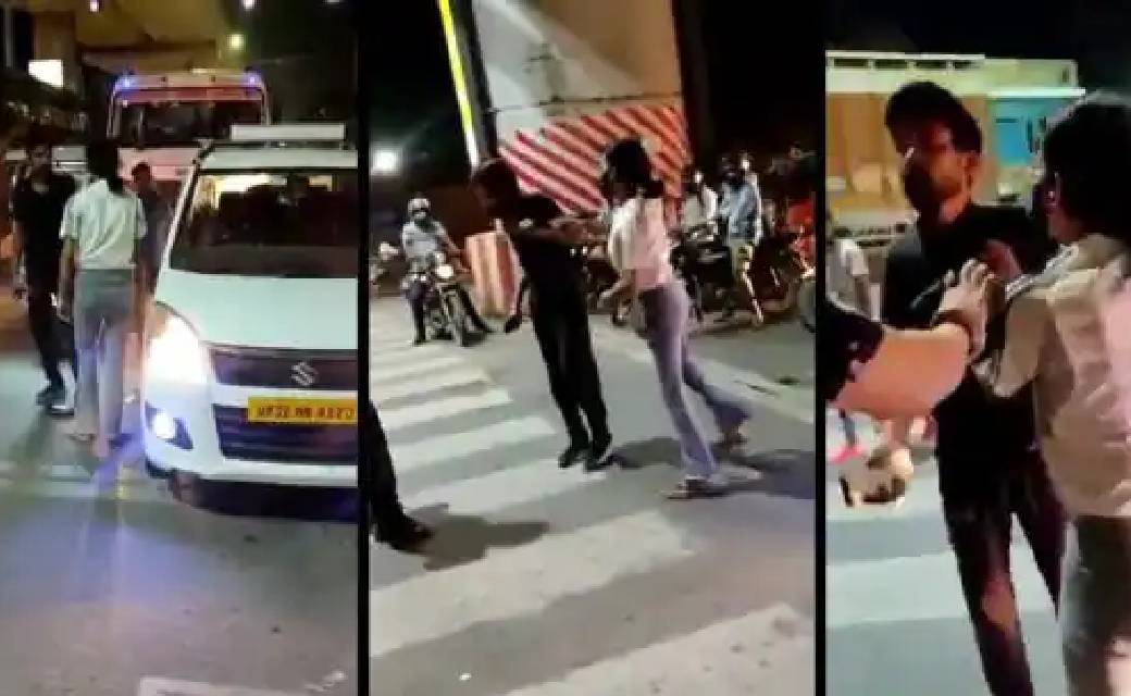 सरेराह युवक की पिटाई करने वाली युवती पर मुकदमा दर्ज....सोशल ... - CG Sandesh
