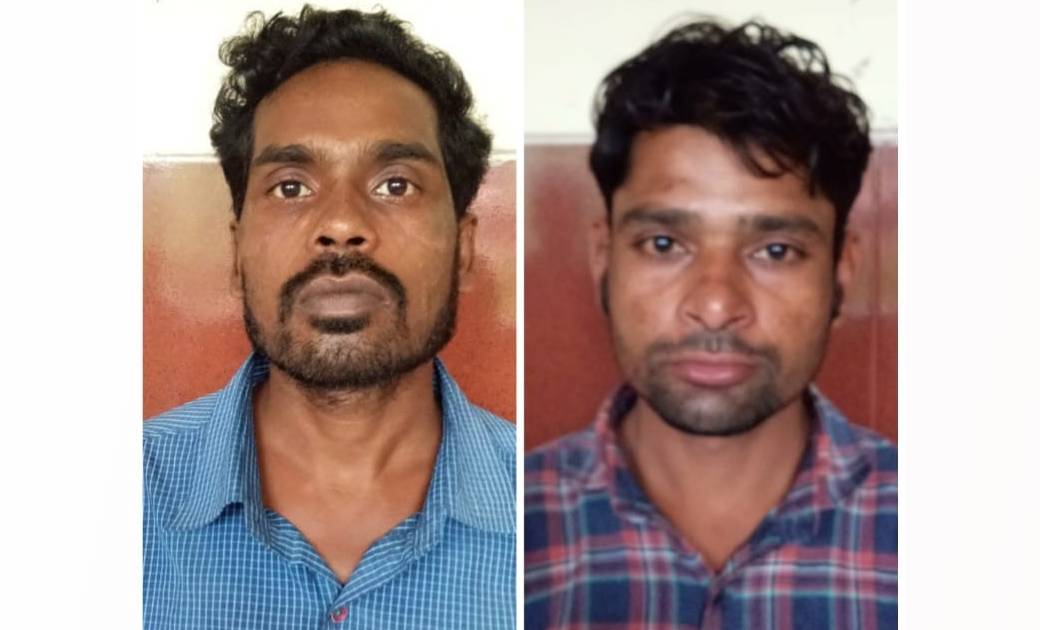 आबकारी उड़नदस्ता टीम की कार्रवाई... 95 पाउच और 9 लीटर अवैध शराब के साथ दो आरोपी गिरफ्तार