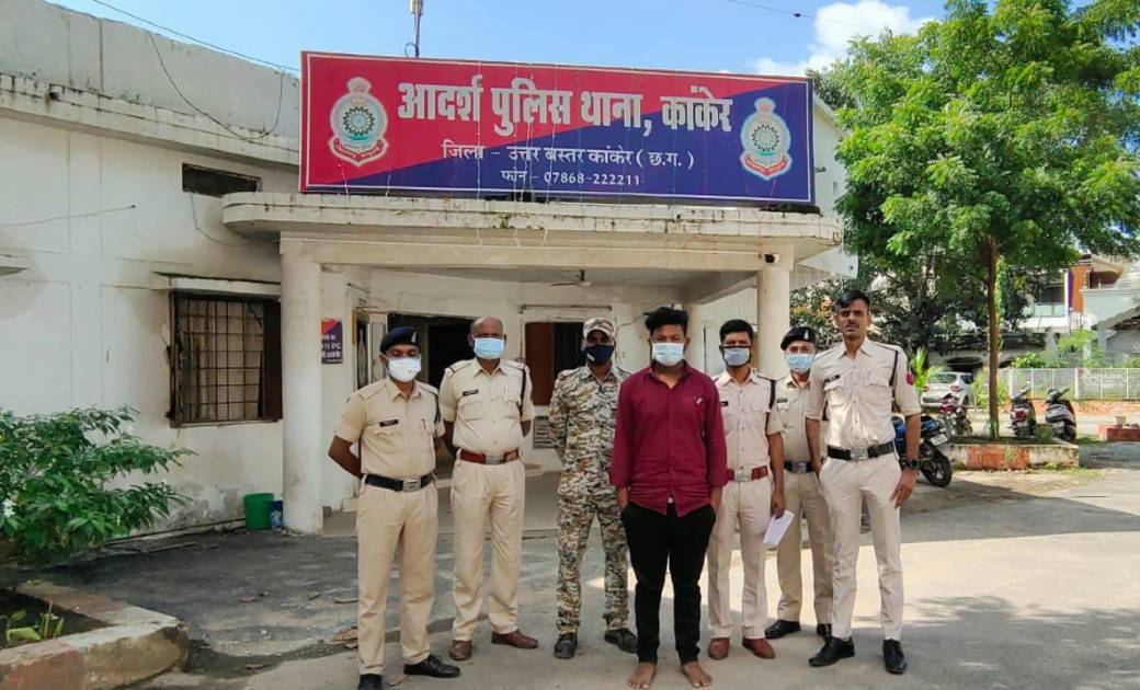 नाबालिग को भगा ले जाकर  दुष्कर्म करने वाला आरोपी जलगांव महाराष्ट्र से गिरफ़्तार