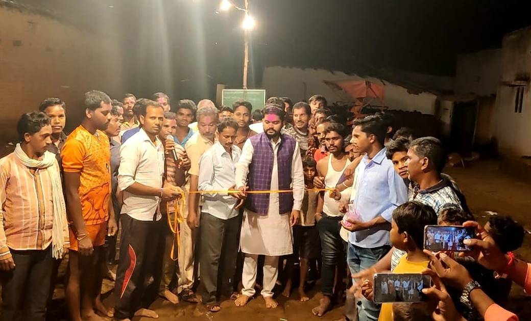 कबड्डी प्रतियोगिता में पहुंचे किसान नेता अशवन्त तुषार साहू