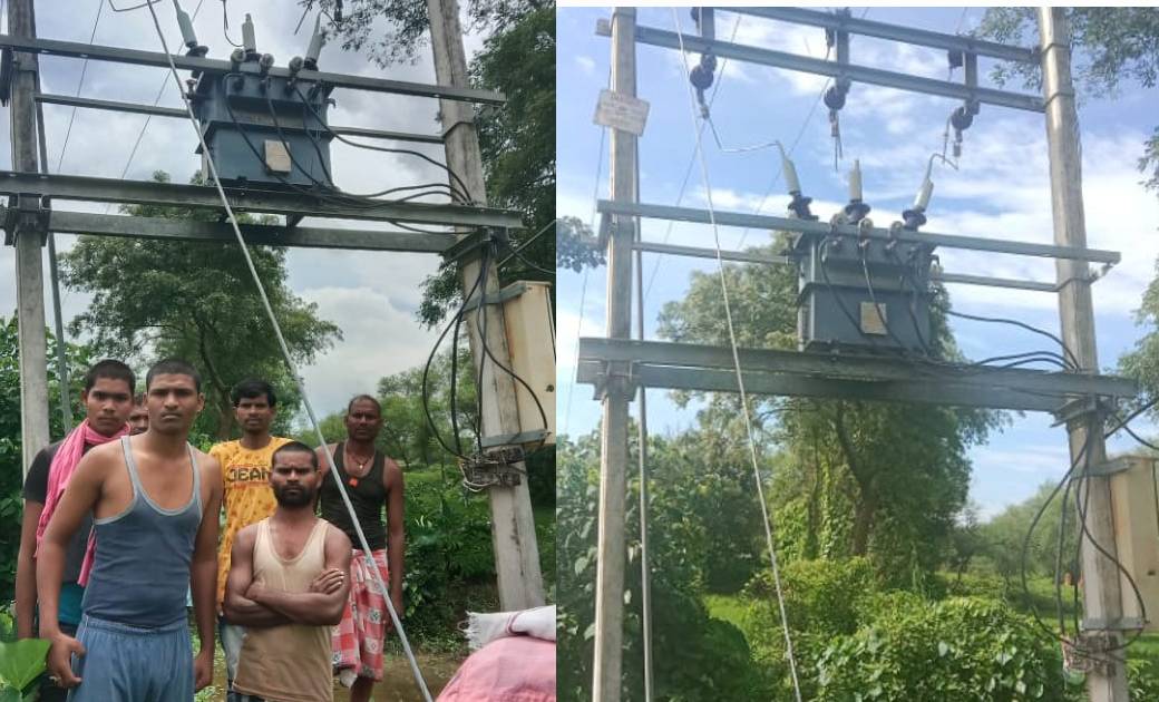 देवभोग खबर ट्रांसफार्मर खराबी के चलते अंधेरे में कैद मानकीगु... - CG Sandesh
