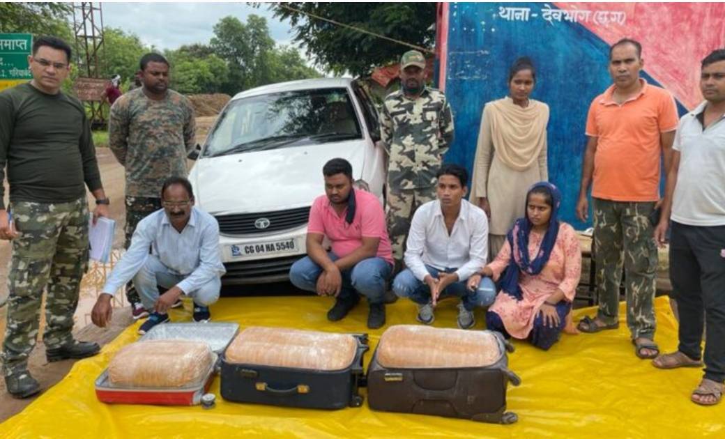गरियाबंद पुलिस की कार्यवाही, 61 किलो गांजा के साथ चार आरोपी ... - CG Sandesh