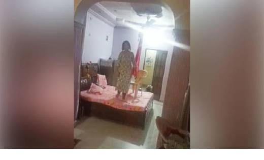 बीवी लगा रही थी फांसी और पति बचाने के बजाय बनाता रहा वीडियो - CG Sandesh