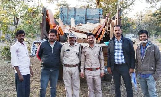 वन विभाग की कार्रवाई: लगभग 2 लाख रूपए मूल्य के सागौन चिरान क... - CG Sandesh