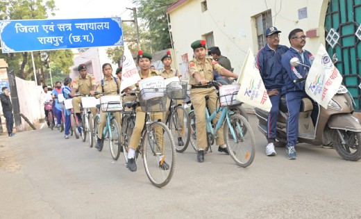 साइकल रैली निकाल स्कूली छात्र - छात्राओं ने दिया जागरूकता का... - CG Sandesh