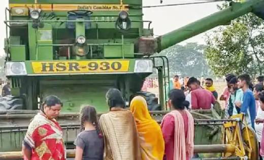  दर्दनाक हादसा: खेत में सो रही दो बहनों की हार्वेस्टर मशीन स... - CG Sandesh