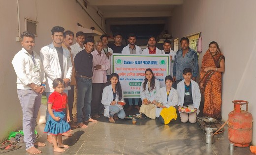 धनोरा कृषि कॉलेज के छात्रों ने ग्राम कोकड़ी में किया विधि प्रदर्शन