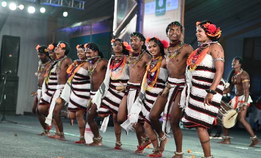 राष्ट्रीय आदिवासी नृत्य महोत्सव, ओड़िशा का ढ़ेमसा नृत्य - CG Sandesh