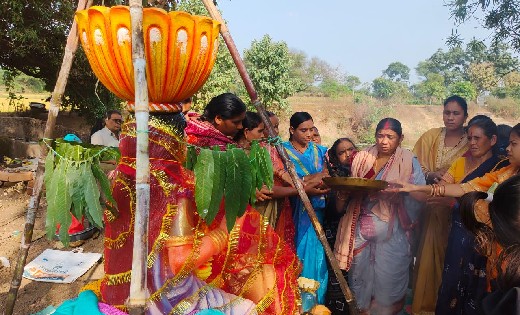 पिथौरा : मोहगांव में की गयी माँ वृंदावती कि स्थापना - CG Sandesh