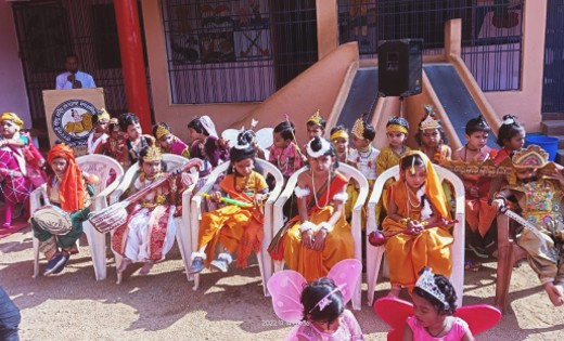बसना : सरस्वती शिशु मंदिर में बाल दिवस पर भारतीय संस्कृति पर... - CG Sandesh