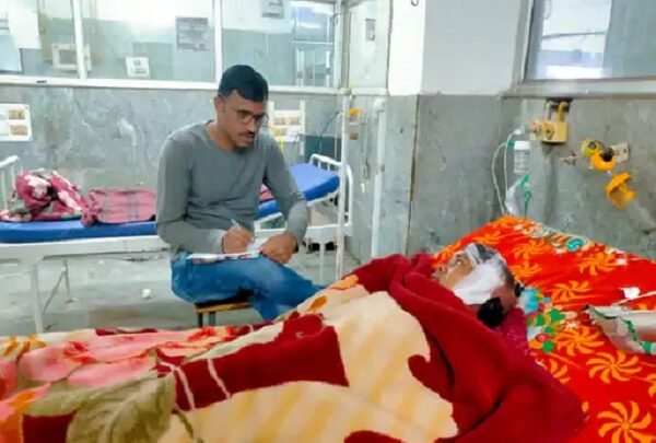 युवक ने सास और पत्नी पर किया रॉड से जानलेवा हमला, आरोपी फरार - CG Sandesh