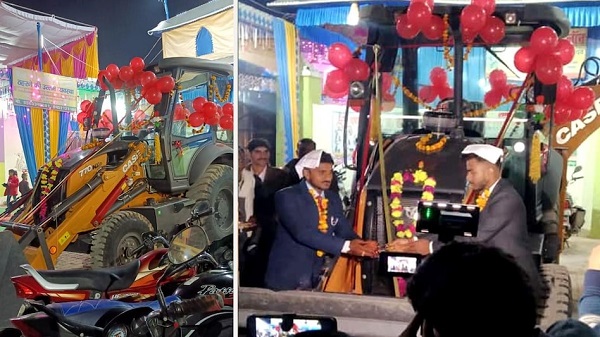 ससुर ने दिया सरप्राइज गिफ्ट , दहेज में दूल्हे को मिला ‘बुलडो... - CG Sandesh