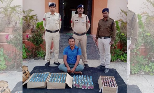 खल्लारी : 33 लीटर अवैध शराब के साथ 1 आरोपी गिरफ्तार - CG Sandesh