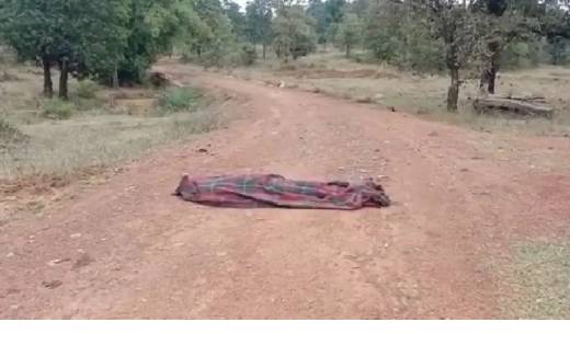 नक्सलियों ने युवक को पीट-पीटकर मार डाला,  सड़क पर फेंका शव - CG Sandesh