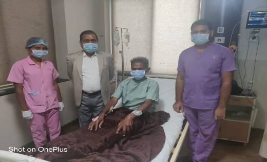 63 वर्षीय मरीज के कोरोना पॉजीटिव होने के बाद भी भारती हॉस्पि... - CG Sandesh