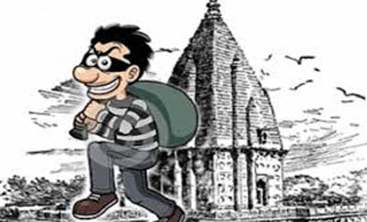 महासमुन्द : मंदिर के दान पेटी का ताला तोडकर चोरी.
