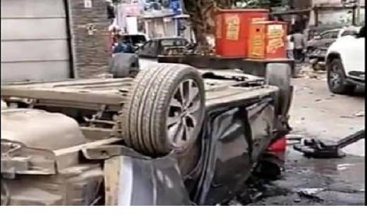   महिला का जबरदस्त एक्सीडेंट, 2nd फ्लोर पार्किंग से सीधे नीच... - CG Sandesh