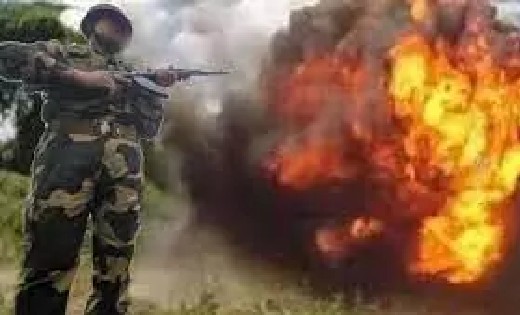 छत्तीसगढ़: नक्सलियों ने किया IED विस्फोट, एक जवान शहीद - CG Sandesh