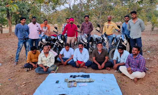 बागबाहरा : जंगल में चल रहा था जुआ, 9 लोगों से 75 हजार रूपये ... - CG Sandesh